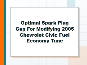 Optimizing Spark Plug Gap for Fuel Economy Tunes