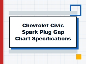 Chevrolet Spark Plug Gap Chart Recommendations